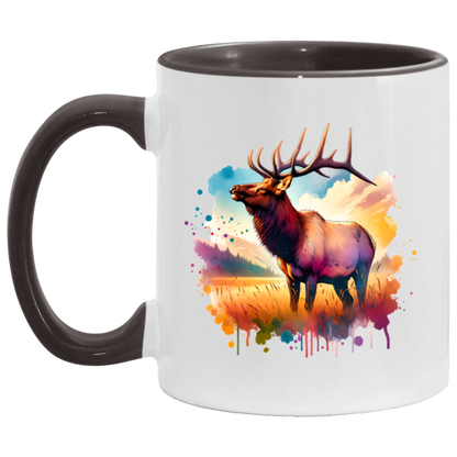 Roosevelt Elk in Field Mugs