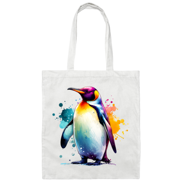 Penguin Canvas Tote Bag