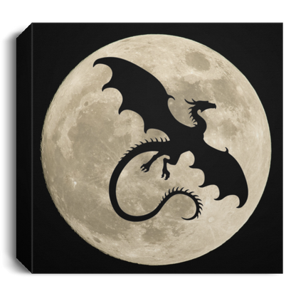 Dragon Moon 5 - Canvas Art Prints