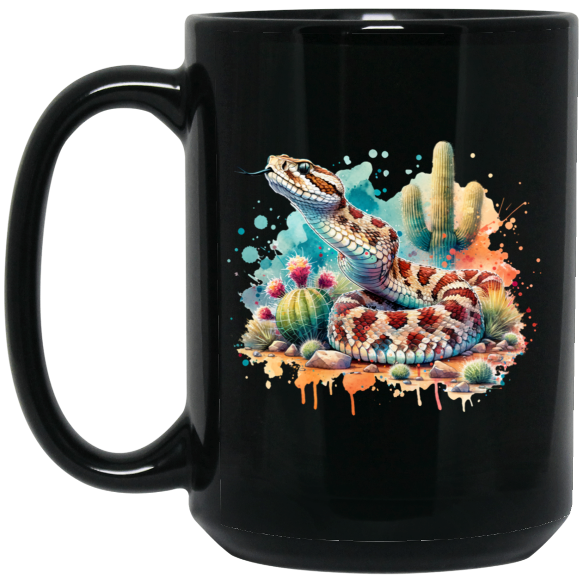 Rattlesnake Scenting the Air - Mugs
