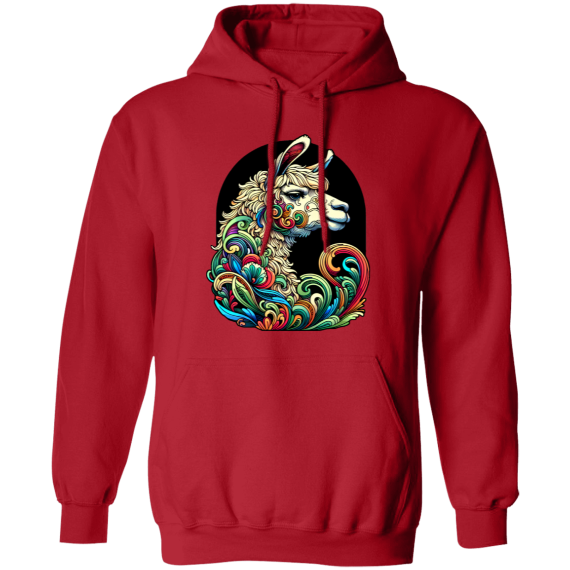 Art Nouveau Style Llama - T-shirts, Hoodies and Sweatshirts