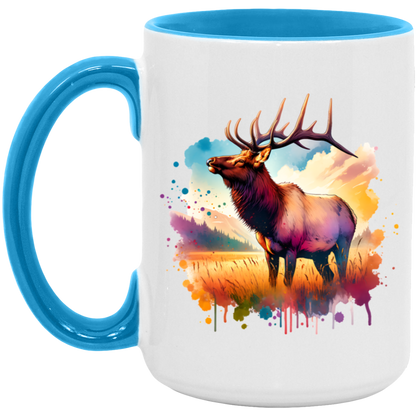 Roosevelt Elk in Field Mugs