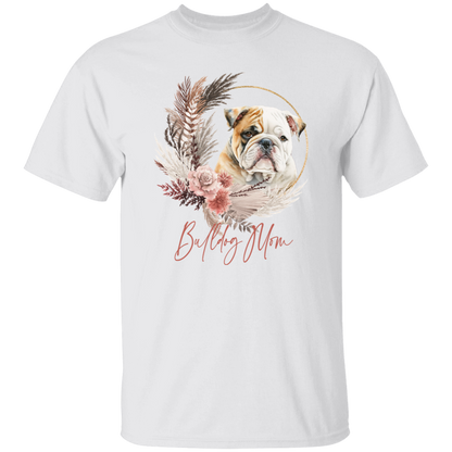 Bulldog Mom Boho Wreath - T-shirts, Hoodies and Sweatshirts