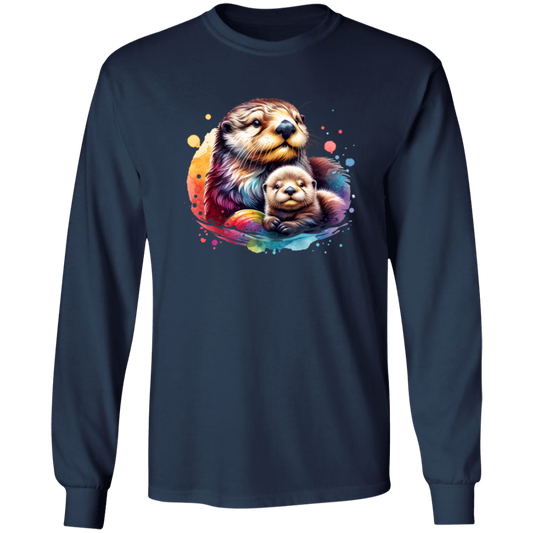 Sea Otter with Baby - T-shirts, Hoodies and Sweatshirts