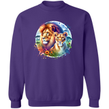 Lion and Lioness Watercolor T-shirts, Hoodies and Sweatshirts