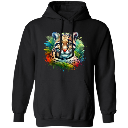 Clouded Leopard Portrait - T-shirts, Hoodies and Sweatshirts