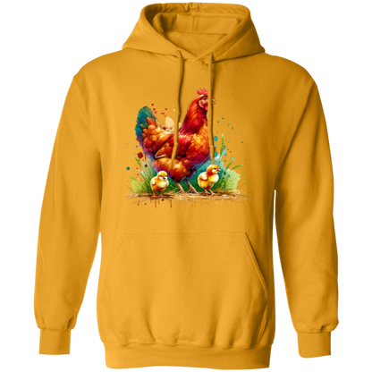 Rhode Island Red Hen with Chicks - T-shirts, Hoodies and Sweatshirts