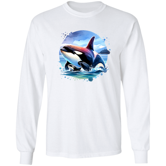 Orca and Calf in Strait of Juan de Fuca - T-shirts, Hoodies and Sweatshirts