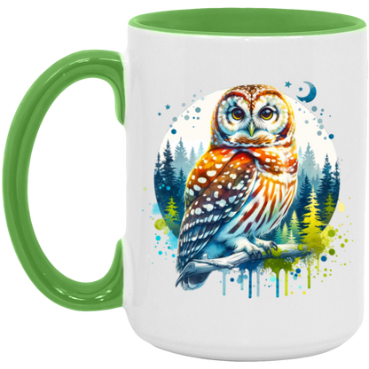 Watercolor Owl Mugs