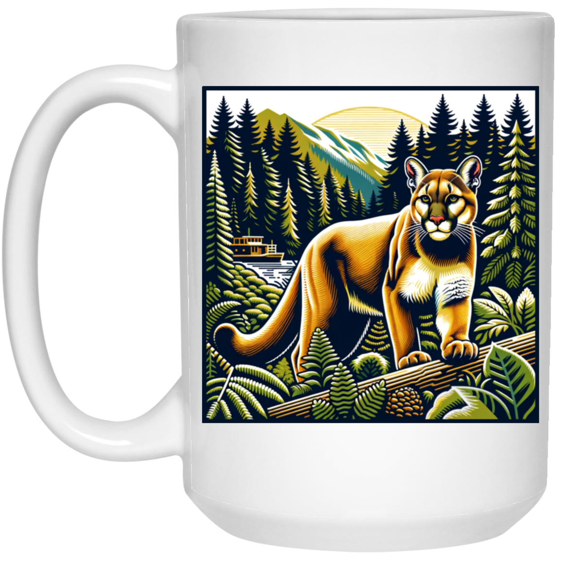 Cougar Vintage Style - Mugs