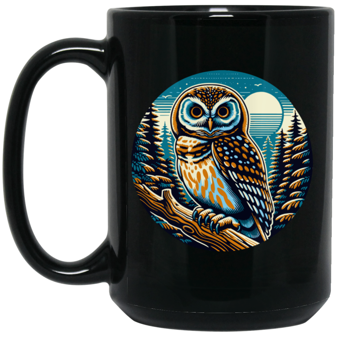 Moonlit Owl Mugs