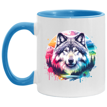 Wolf Spirit Rising Mugs