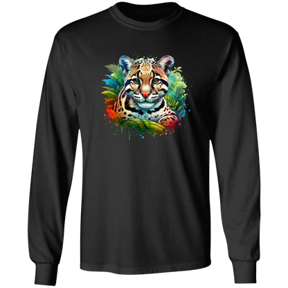 Clouded Leopard Portrait - T-shirts, Hoodies and Sweatshirts