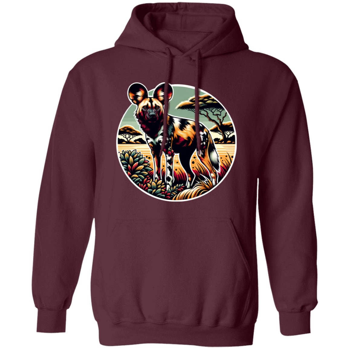 African Wild Dog Graphic - T-shirts, Hoodies and Sweatshirts