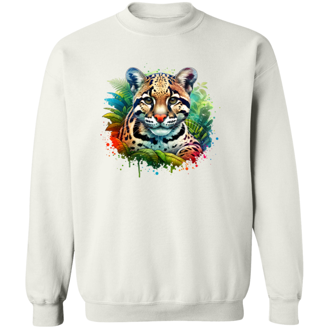 Clouded Leopard Portrait - T-shirts, Hoodies and Sweatshirts