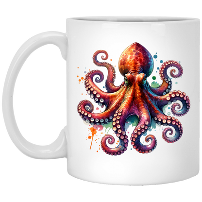 Octopus Front Mugs