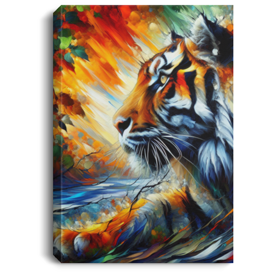 Tiger Focus - Canvas Art Prints