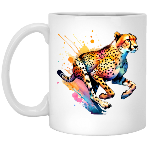 Running Cheetah Mugs