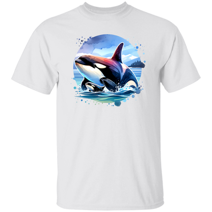 Orca and Calf in Strait of Juan de Fuca - T-shirts, Hoodies and Sweatshirts