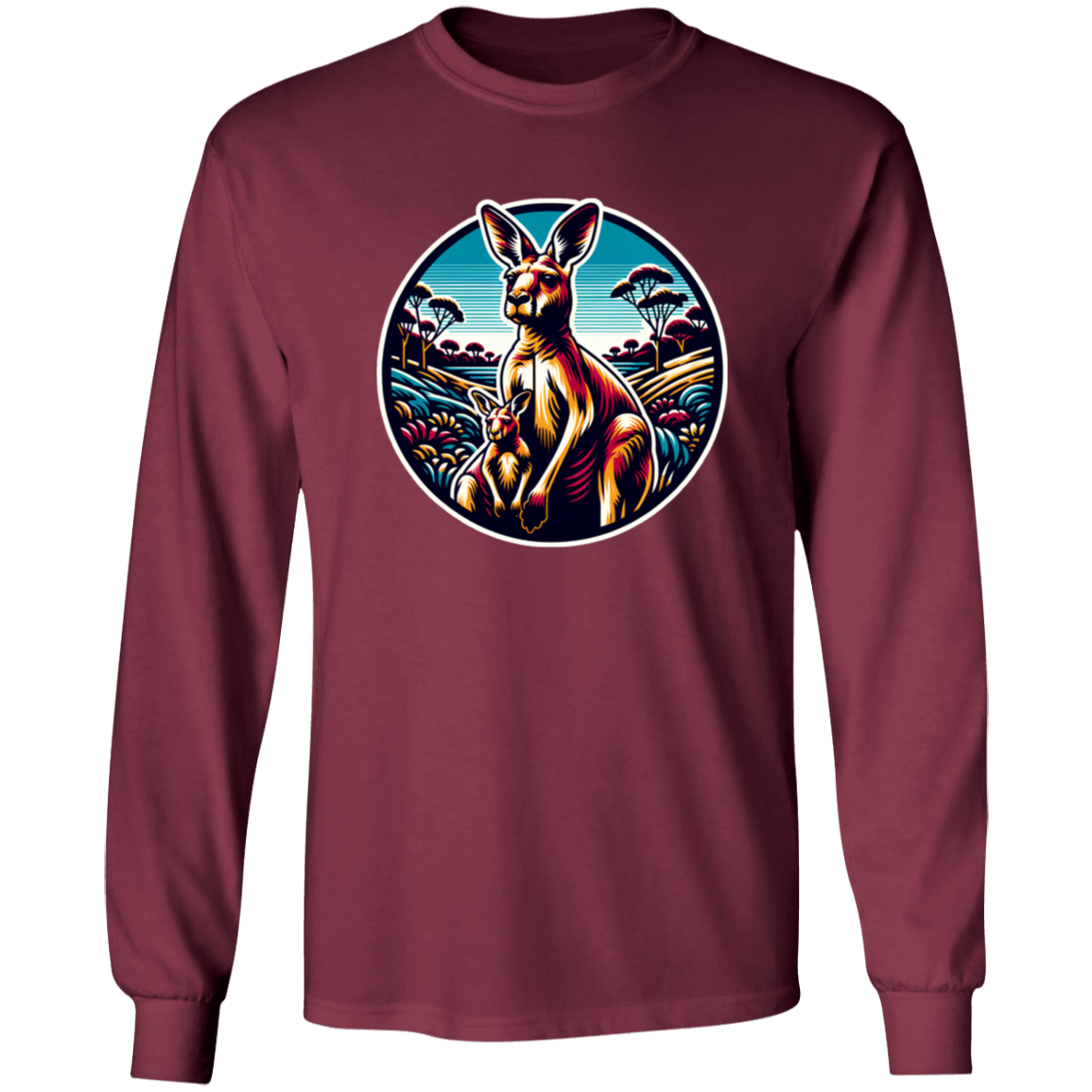 Kangaroo and Joey Graphic - T-shirts, Hoodies and Sweatshirts