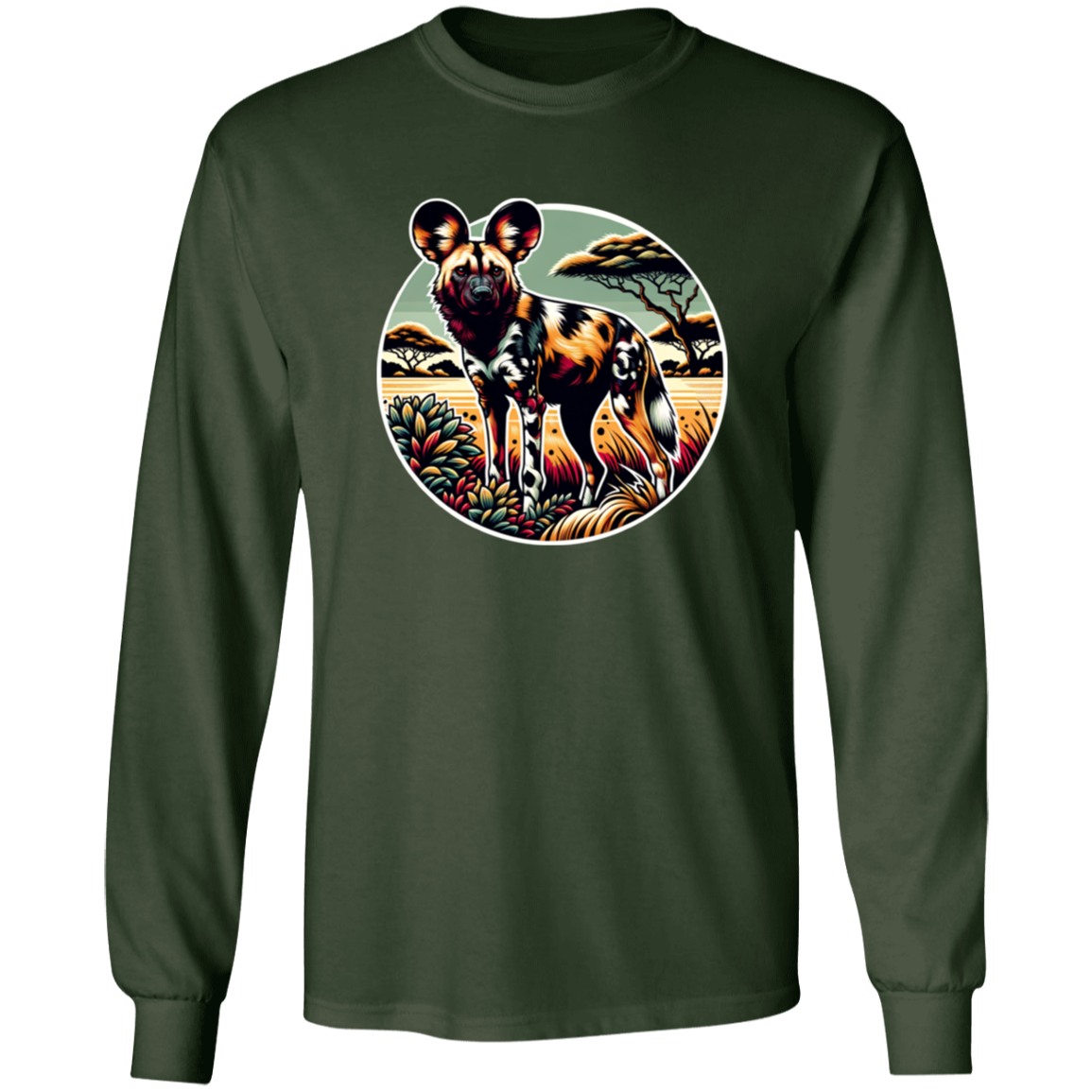 African Wild Dog Graphic - T-shirts, Hoodies and Sweatshirts