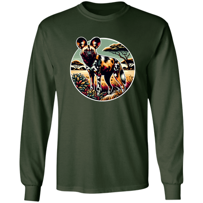 African Wild Dog Graphic - T-shirts, Hoodies and Sweatshirts