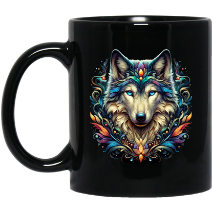 Wolf Face Mugs