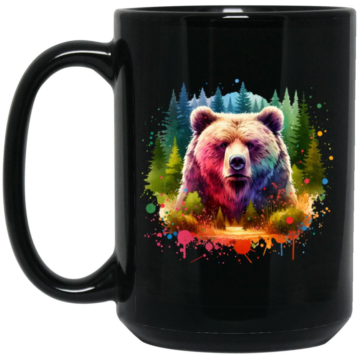 Grizzly Bear Portrait - Mugs