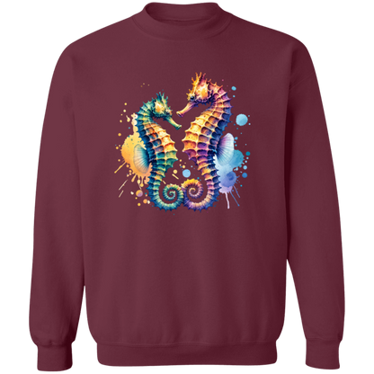 Watercolor Seahorses - T-shirts, Hoodies and Sweatshirts