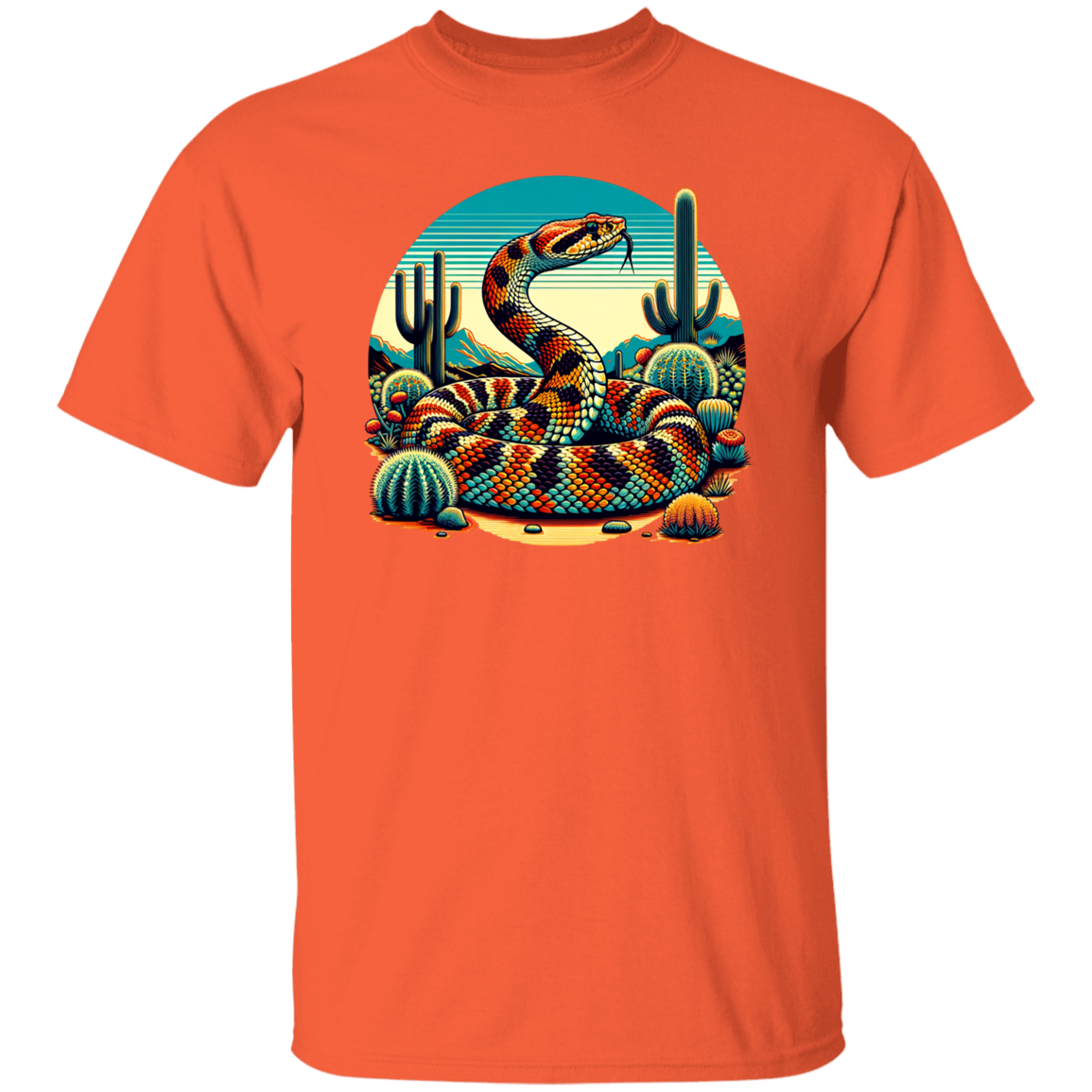 Rattlesnake and Cactus Graphic - T-shirts, Hoodies and Sweatshirts