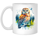 Watercolor Owl Mugs