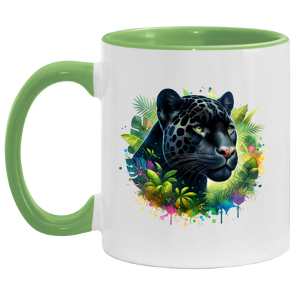 Melanistic Leopard - Mugs