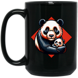 Panda with Baby Graphic Mugs