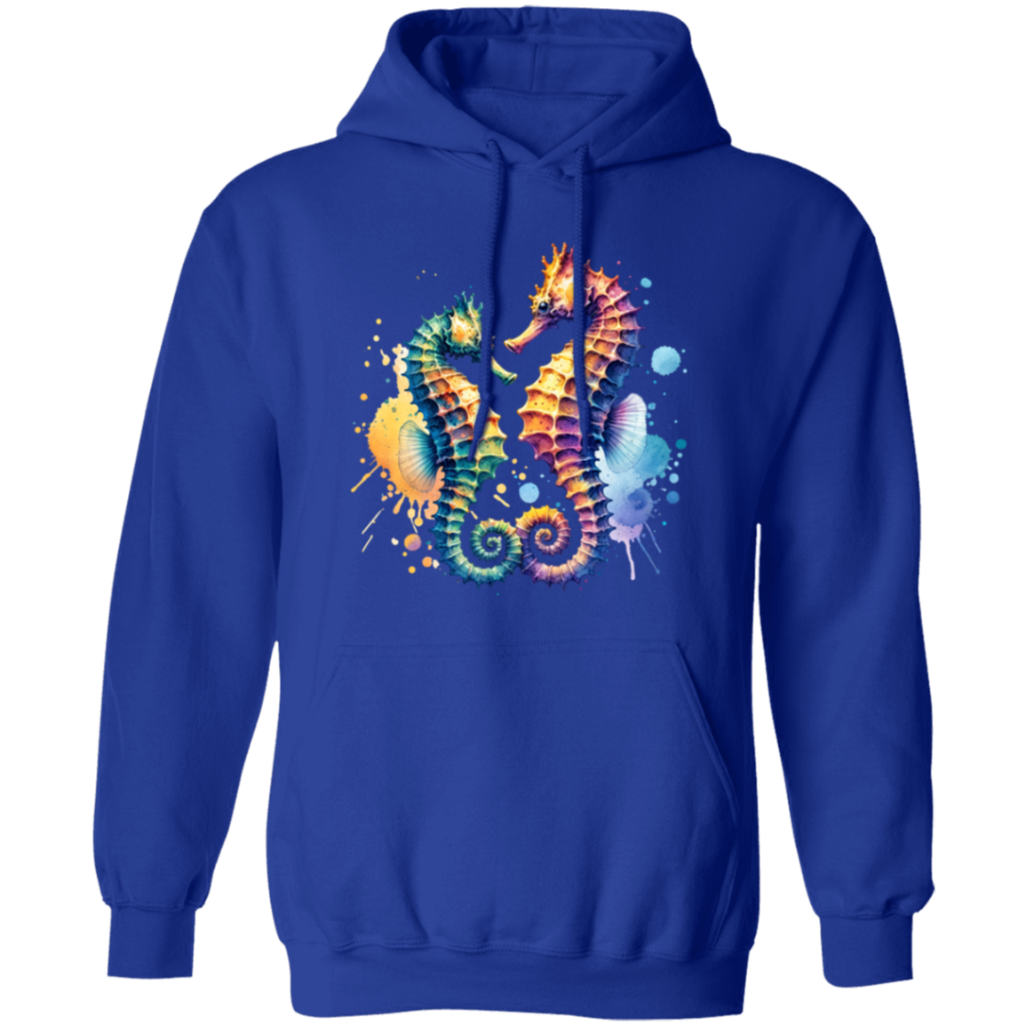 Watercolor Seahorses - T-shirts, Hoodies and Sweatshirts