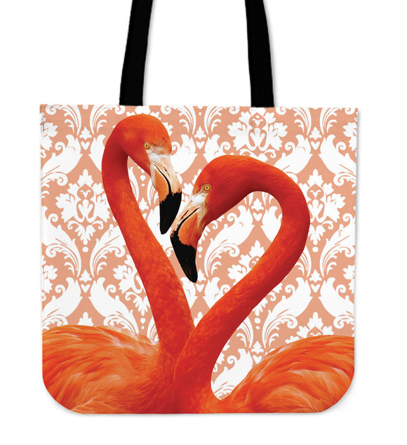 Flamingo Flocking - Cloth Tote Bag