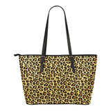 Jaguar Print Leather Tote Bag