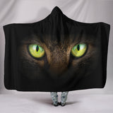 Cat Eyes II Hooded Blanket