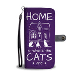 Home is Where the Cats Are - Wallet Phone Case