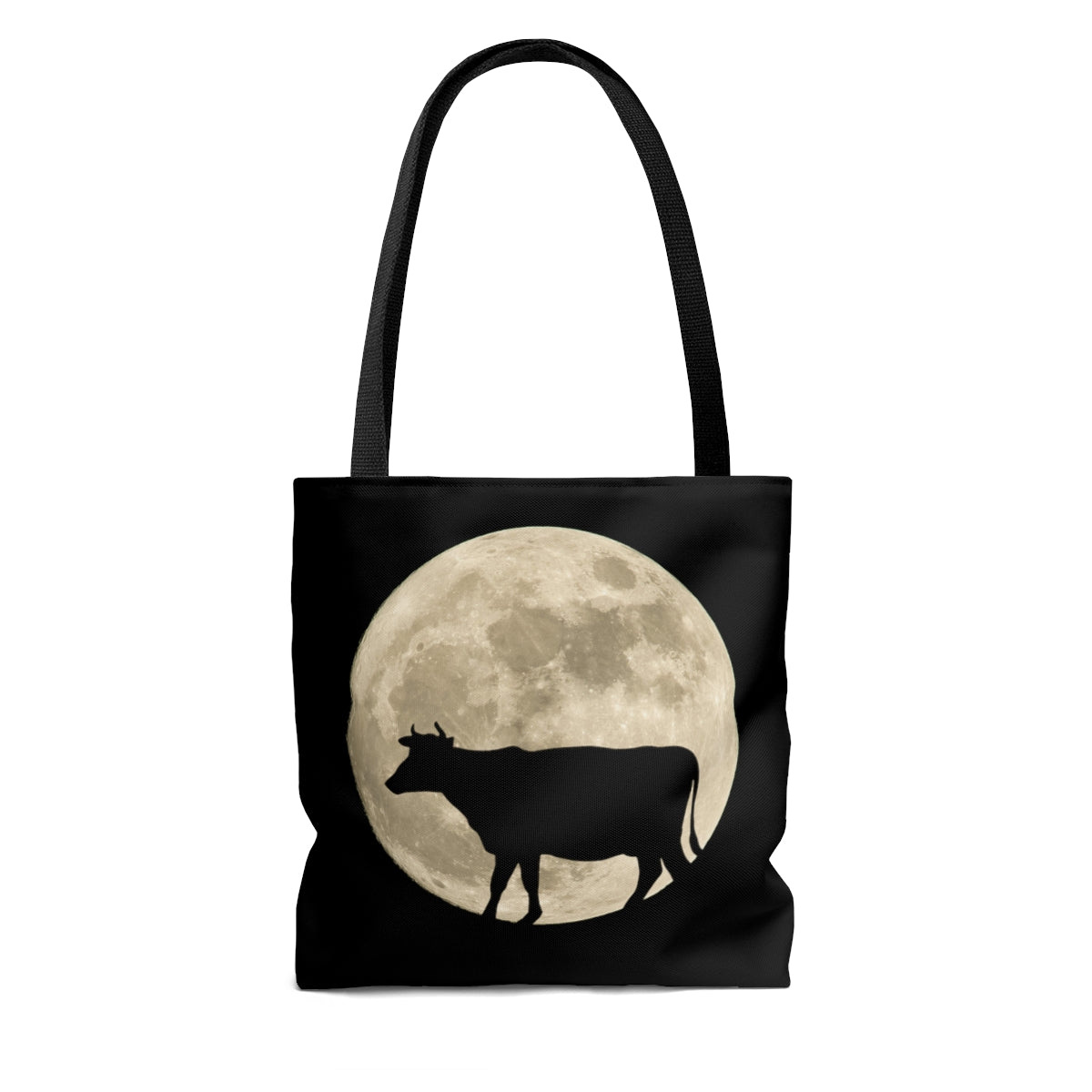 Cow Moon - Tote Bag, Gift for Cow Lover or Collector, Full Moon