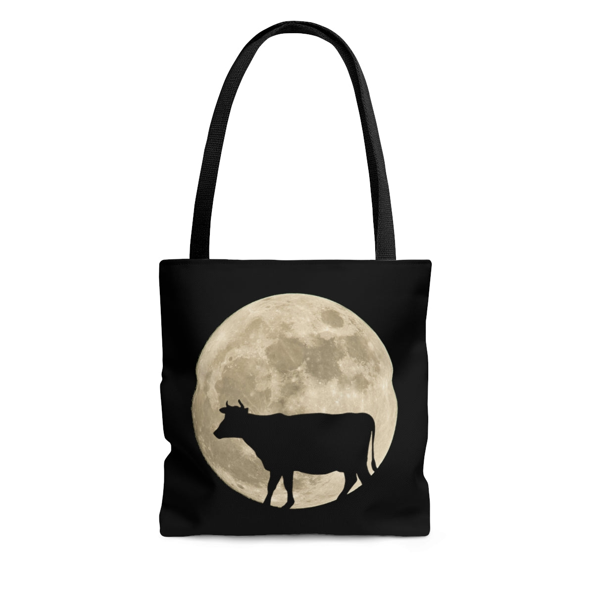 Cow Moon - Tote Bag, Gift for Cow Lover or Collector, Full Moon