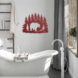 Bear in Moonlight - Metal Wall Art