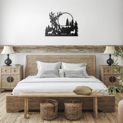 Deer Spirit - Metal Wall Art