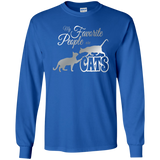 My Favorite People are Cats LS Ultra Cotton T-Shirt