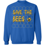 Save the Bees Crewneck Pullover Sweatshirt