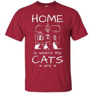 Home is Where the Cats Are Ultra Cotton T-Shirt