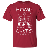 Home is Where the Cats Are Ultra Cotton T-Shirt