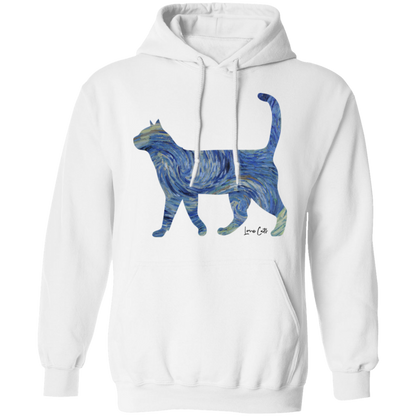 Starry Night Tabby Pullover Hoodie