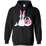 Easter Kitty Pullover Hoodie