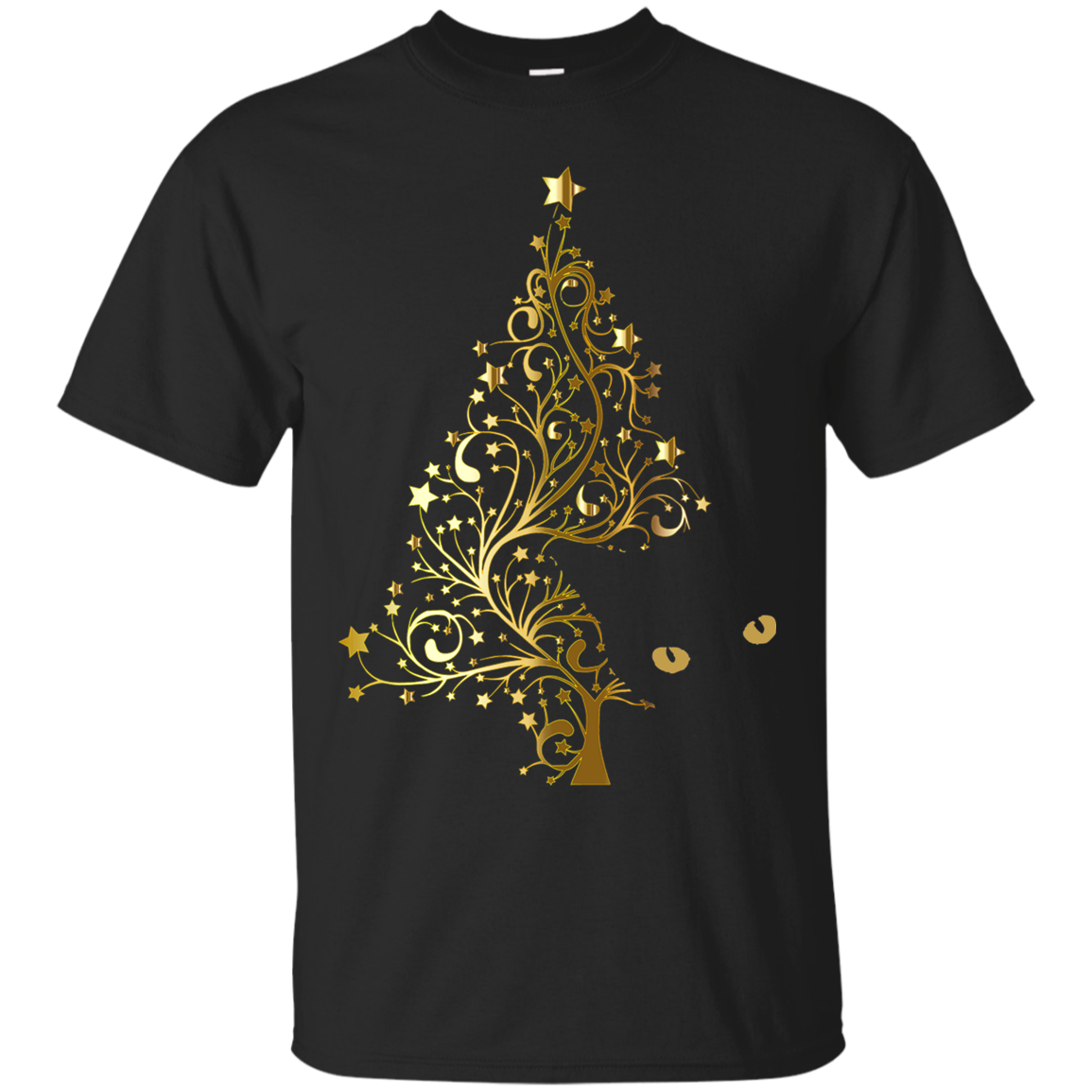 Black Cat Christmas Tree - Ultra Cotton T-Shirt
