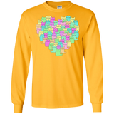 Heartful of Cats LS Ultra Cotton T-Shirt